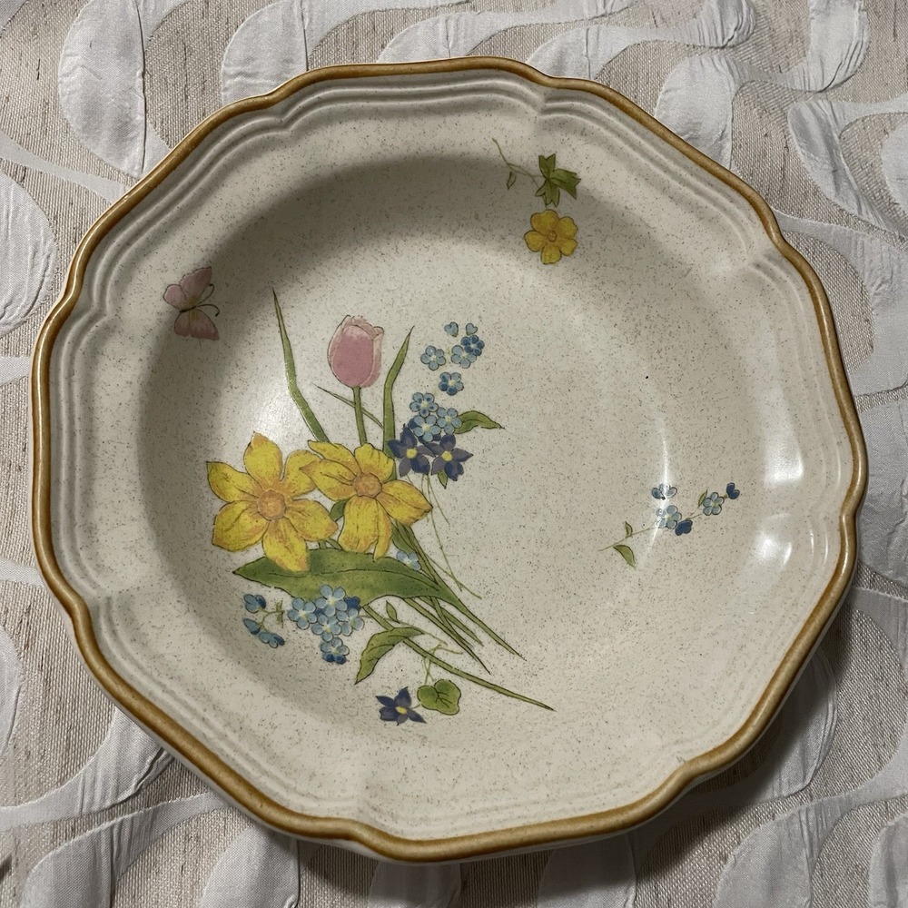 Mikasa Early Spring 8" Bowl EC 408 Garden Club Japan Vintage